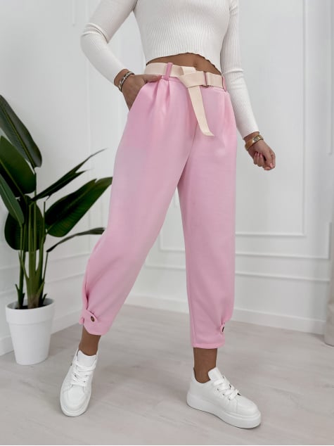 SPODNIE VENTURA RÓŻOWE