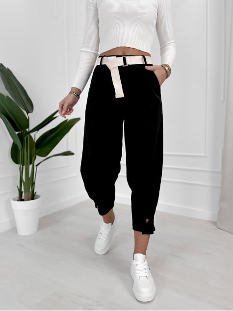 SPODNIE VENTURA CZARNE