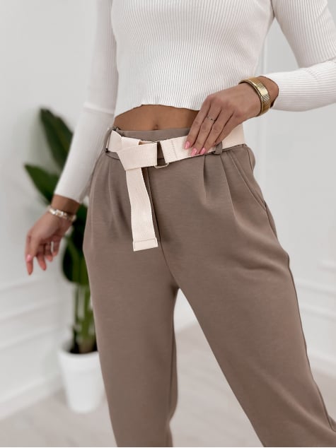 SPODNIE VENTURA CIEMNOBEŻOWE