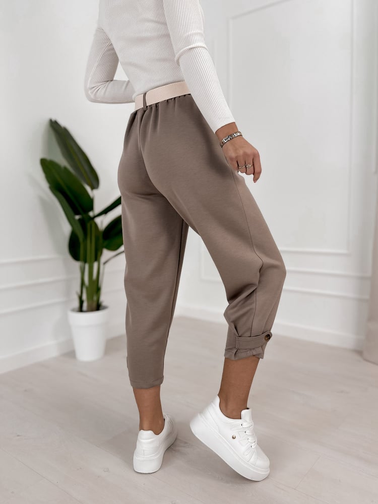 SPODNIE VENTURA CIEMNOBEŻOWE