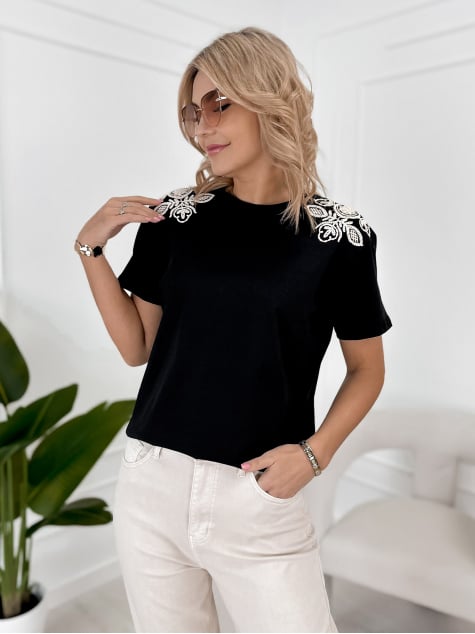 BLUZKA SELENA CZARNA