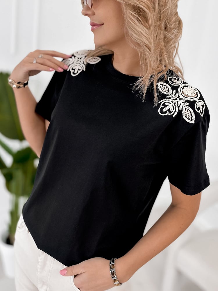 BLUZKA SELENA CZARNA