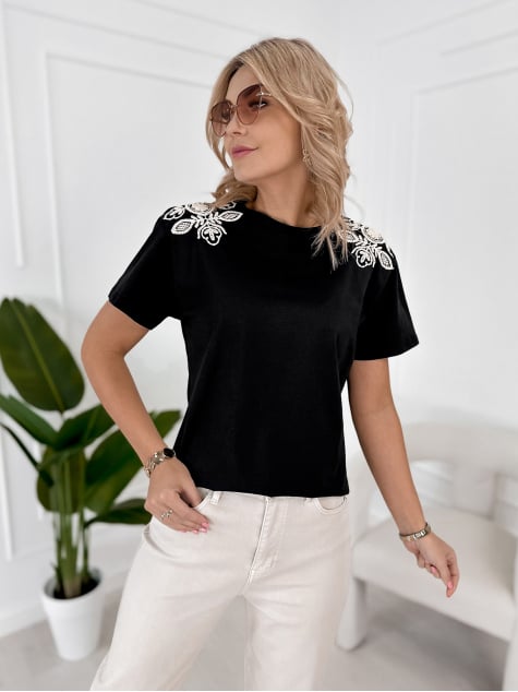 BLUZKA SELENA CZARNA