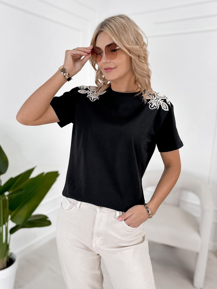 BLUZKA SELENA CZARNA