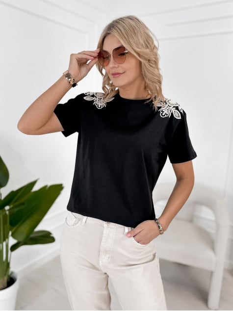 BLUZKA SELENA CZARNA