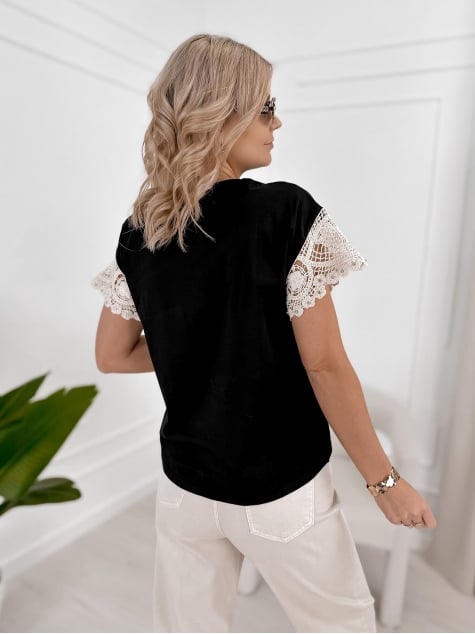 BLUZKA JUNO CZARNA