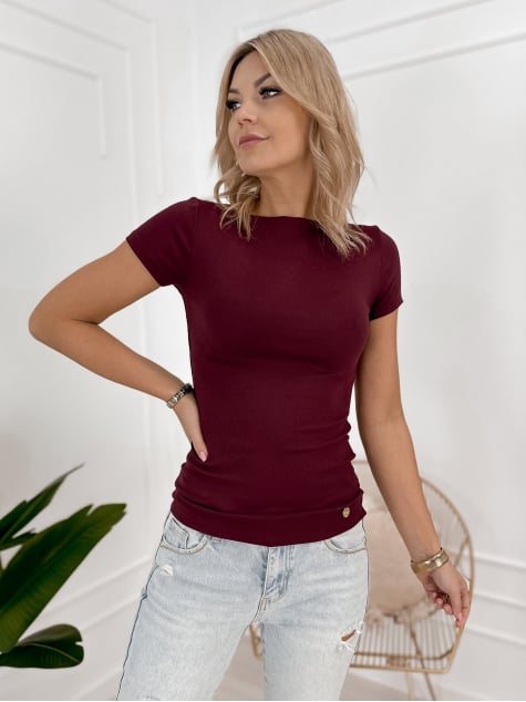 BLUZKA CLARK BORDOWA