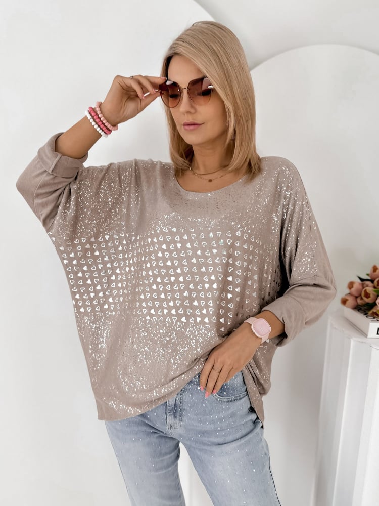 BLUZKA HARLEY CIEMNOBEŻOWA