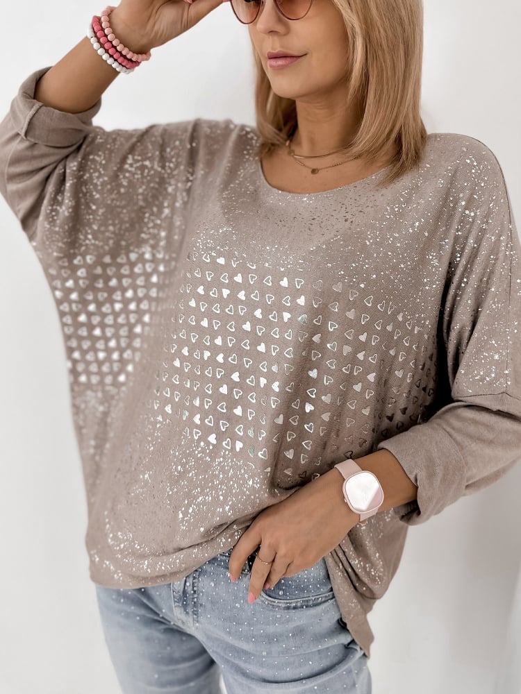 BLUZKA HARLEY CIEMNOBEŻOWA