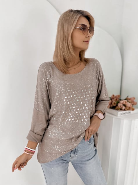 BLUZKA HARLEY CIEMNOBEŻOWA