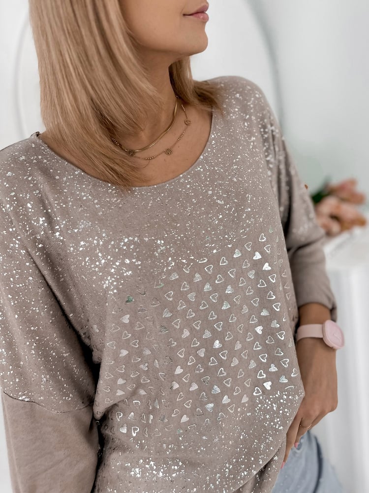 BLUZKA HARLEY CIEMNOBEŻOWA