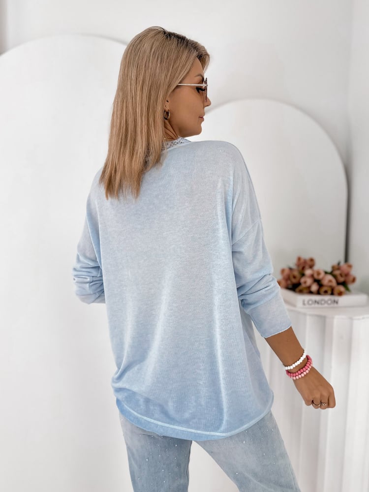 BLUZKA MARLA BŁĘKITNA