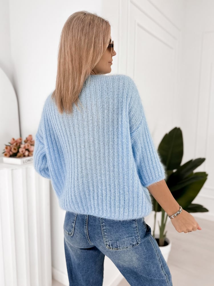 SWETER CHEYENE NIEBIESKI