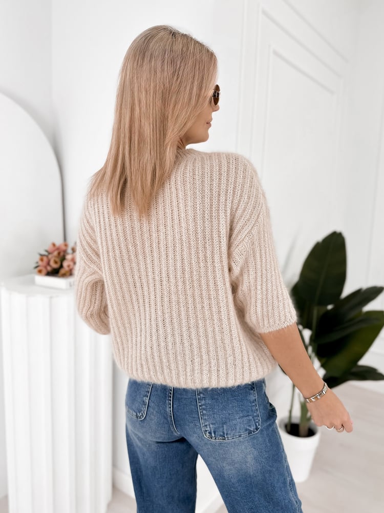 SWETER CHEYENE BEŻOWY