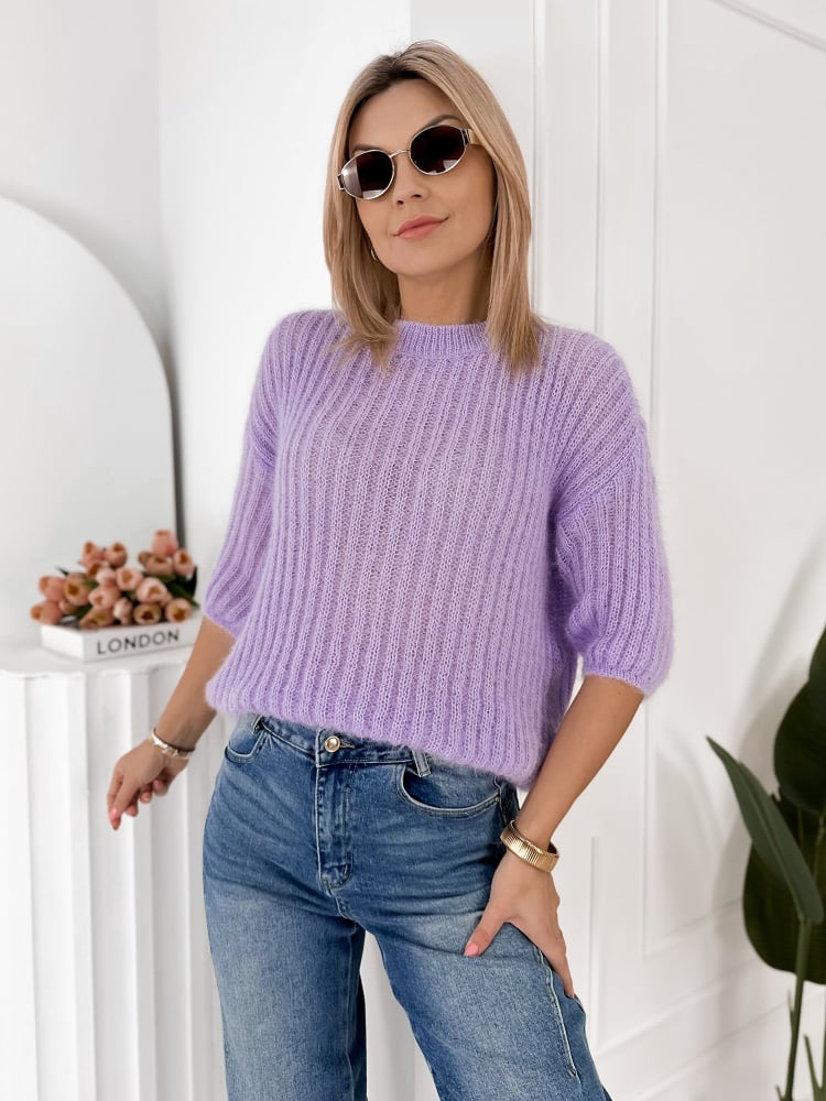 SWETER CHEYENE FIOLETOWY