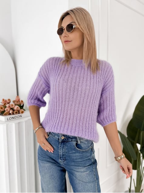 SWETER CHEYENE FIOLETOWY