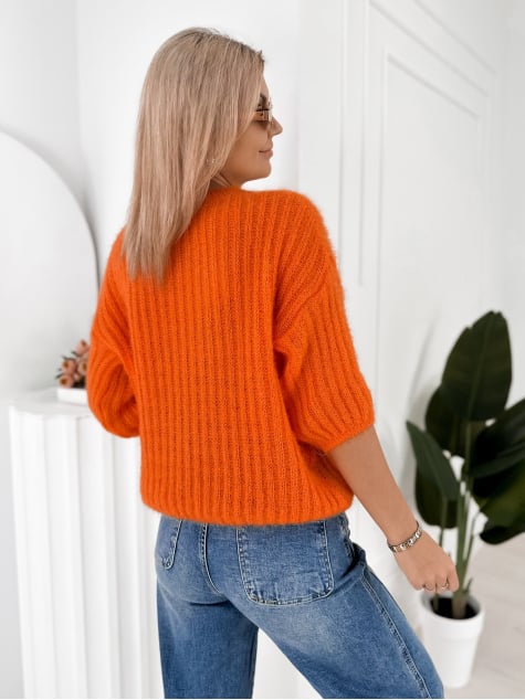 SWETER CHEYENE POMARAŃCZOWY
