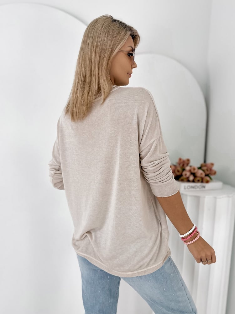 BLUZKA MARLA BEŻOWA