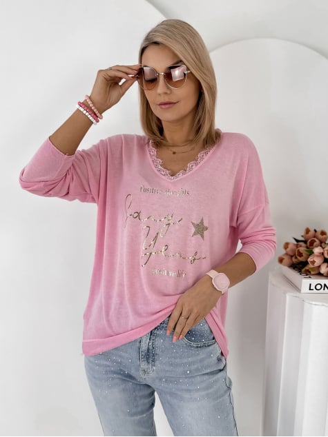 BLUZKA MARLA RÓŻOWA