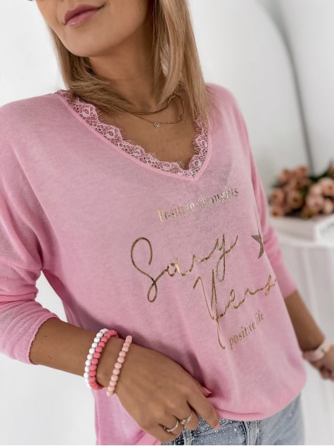 BLUZKA MARLA RÓŻOWA