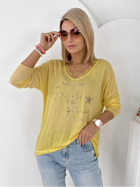 BLUZKA MARLA ŻÓŁTA