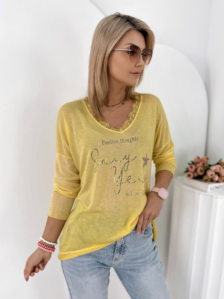 BLUZKA MARLA ŻÓŁTA