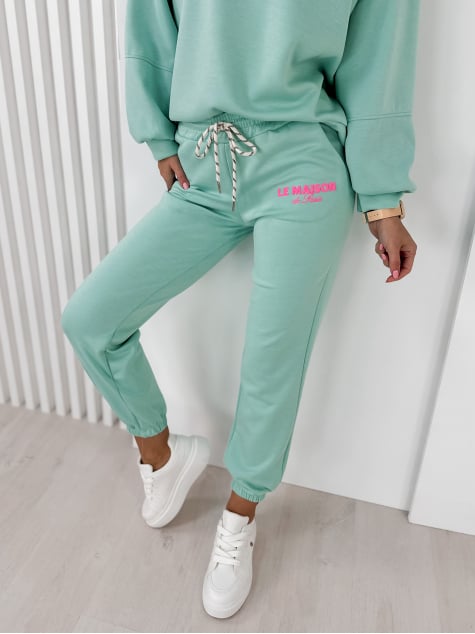 KOMPLET DRESOWY INDIGO MIĘTOWY