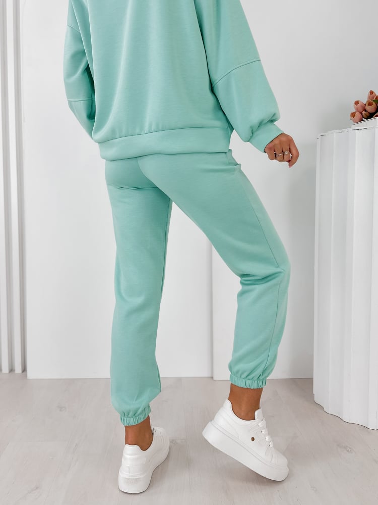 KOMPLET DRESOWY INDIGO MIĘTOWY