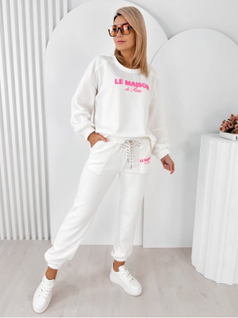 KOMPLET DRESOWY INDIGO ECRU