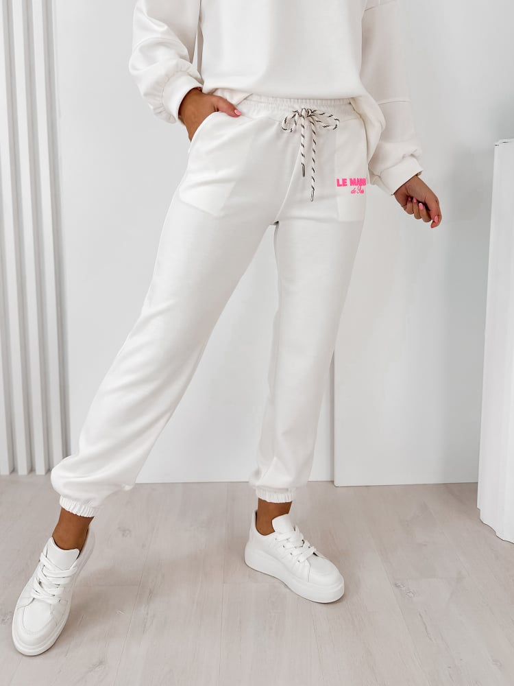 KOMPLET DRESOWY INDIGO ECRU