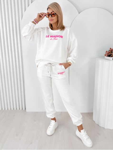 KOMPLET DRESOWY INDIGO ECRU