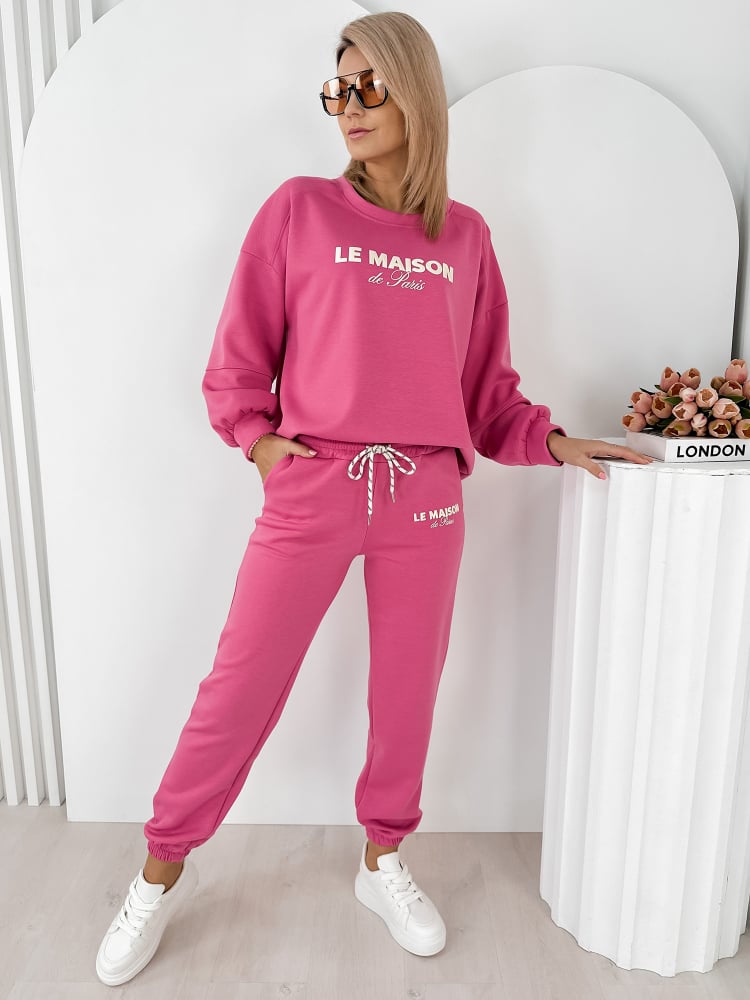 KOMPLET DRESOWY INDIGO RÓŻOWY