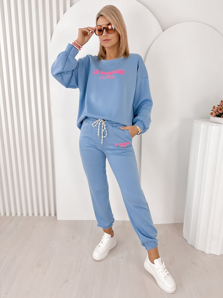 KOMPLET DRESOWY INDIGO NIEBIESKI