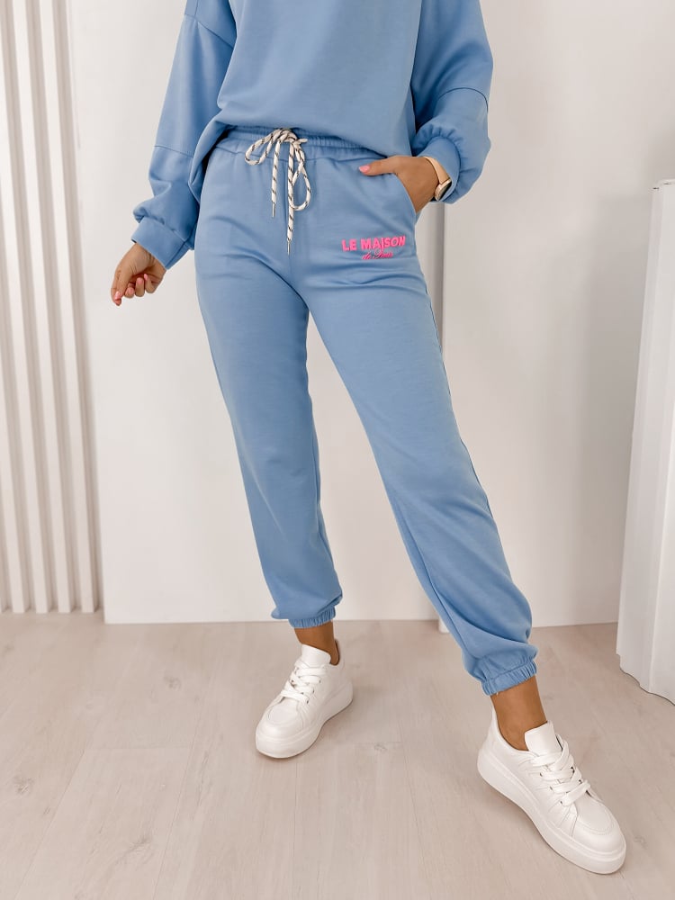 KOMPLET DRESOWY INDIGO NIEBIESKI