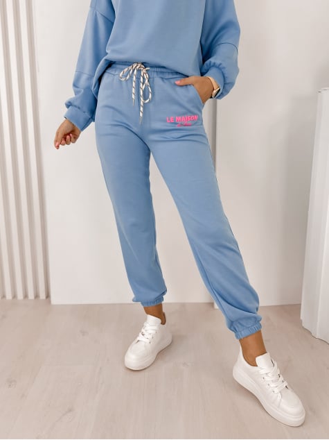 KOMPLET DRESOWY INDIGO NIEBIESKI