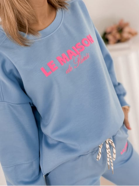 KOMPLET DRESOWY INDIGO NIEBIESKI