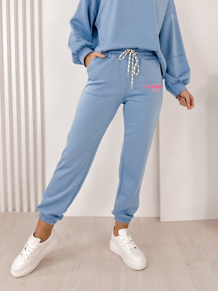 KOMPLET DRESOWY INDIGO NIEBIESKI