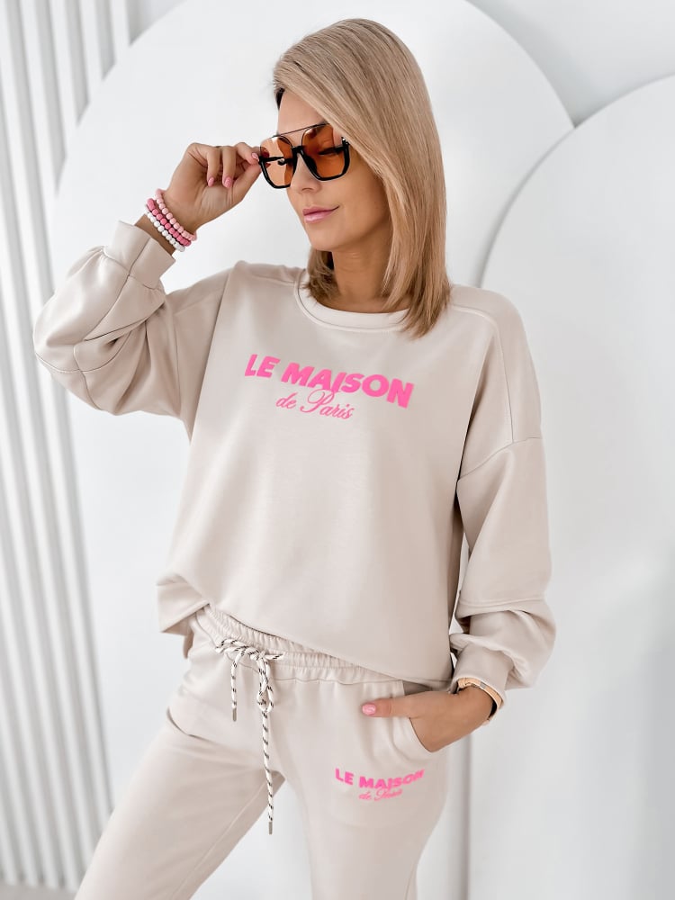 KOMPLET DRESOWY INDIGO BEŻOWY