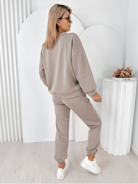 KOMPLET DRESOWY INDIGO CIEMNOBEŻOWY