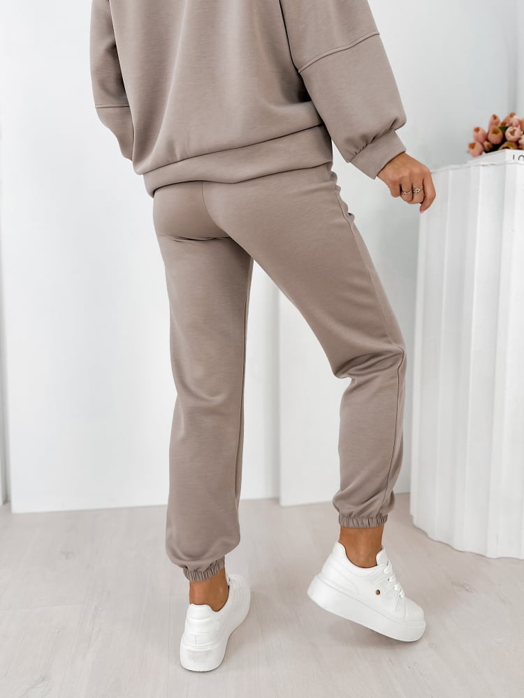 KOMPLET DRESOWY INDIGO CIEMNOBEŻOWY