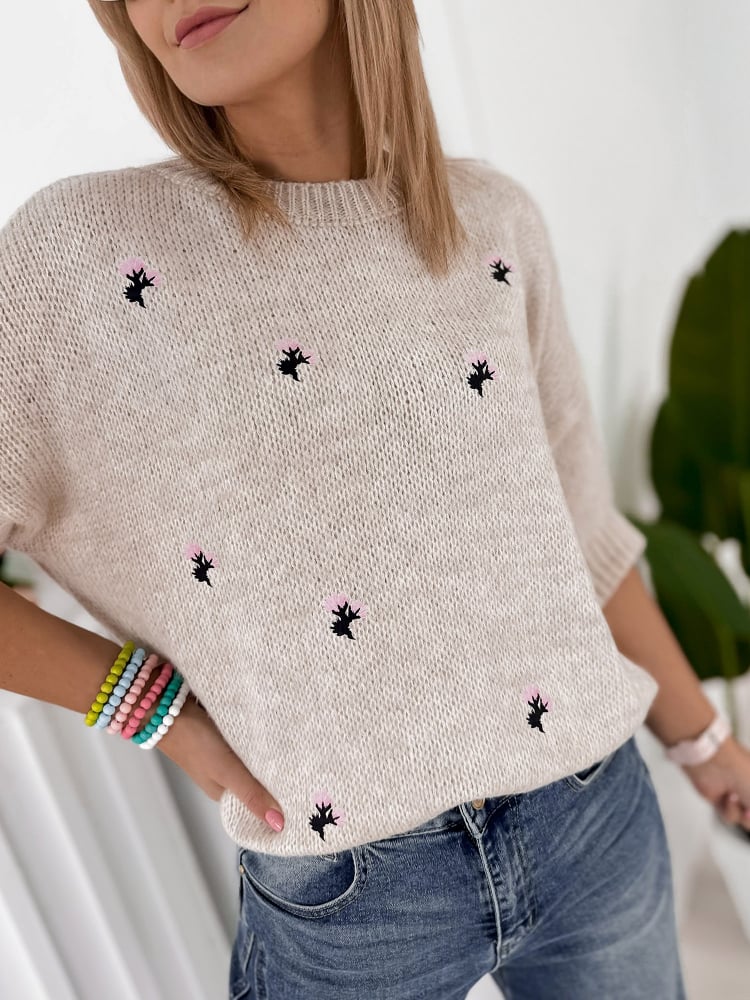 SWETER THELMA BEŻOWY