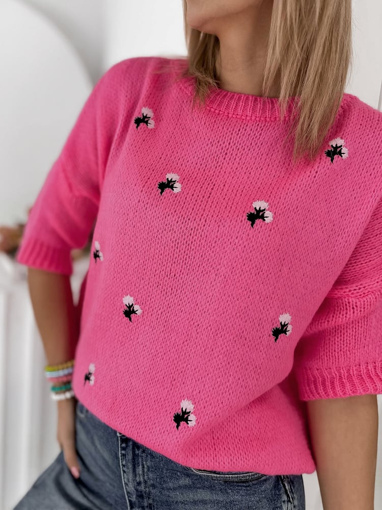 SWETER THELMA RÓŻOWY