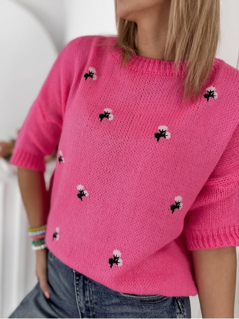 SWETER THELMA RÓŻOWY