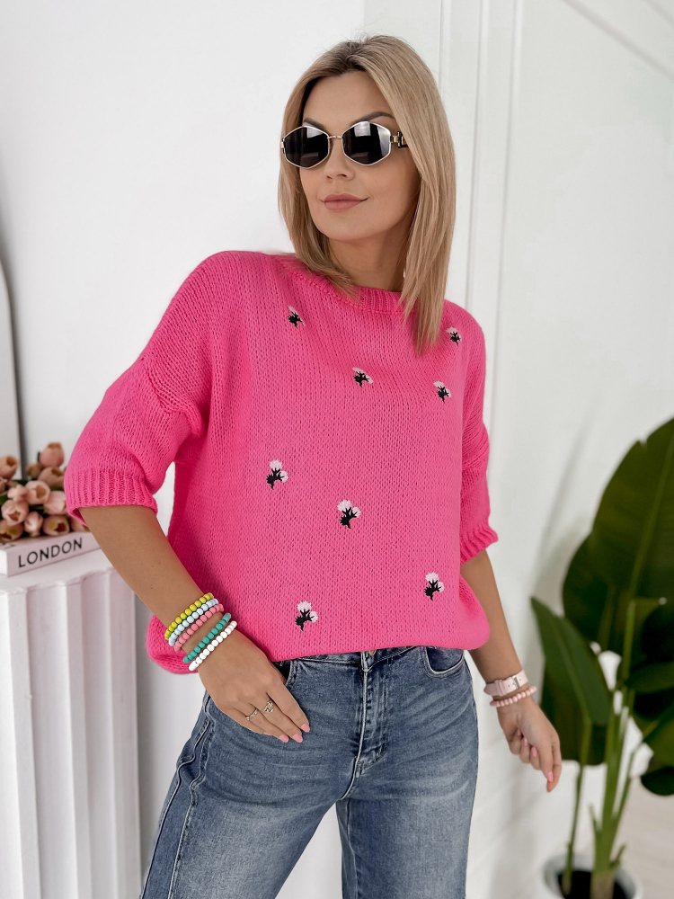 SWETER THELMA RÓŻOWY