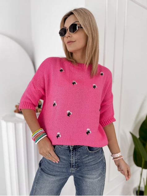 SWETER THELMA RÓŻOWY