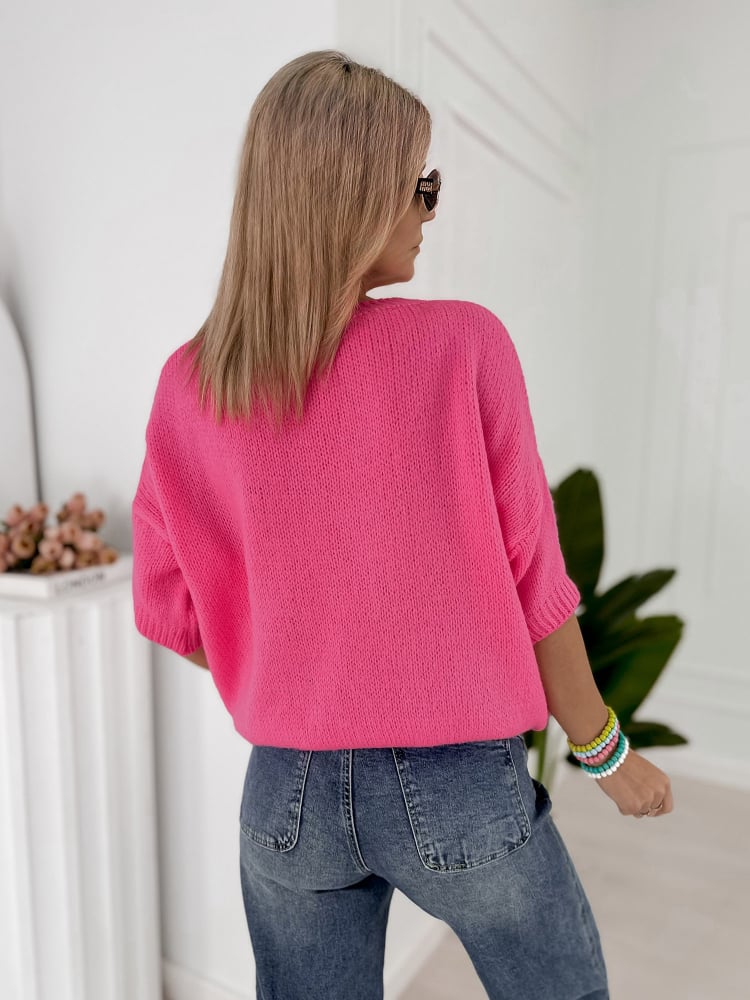 SWETER THELMA RÓŻOWY