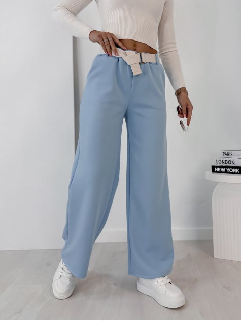 SPODNIE ROWAN BŁĘKITNE