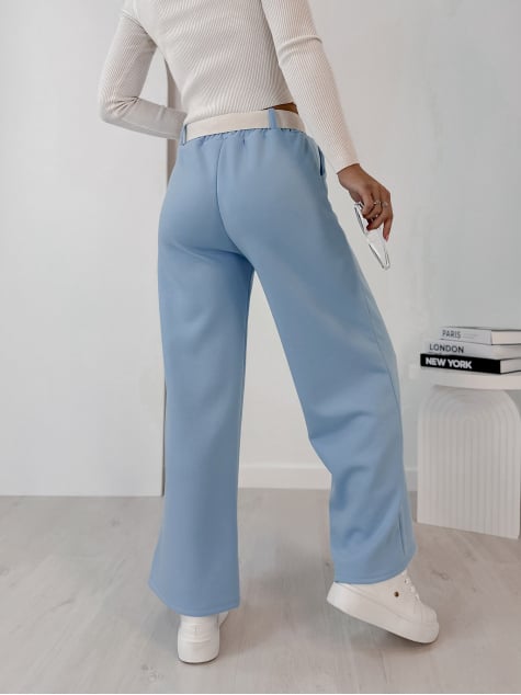 SPODNIE ROWAN BŁĘKITNE