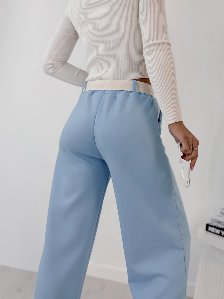 SPODNIE ROWAN BŁĘKITNE