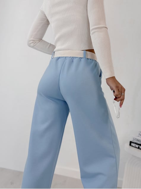 SPODNIE ROWAN BŁĘKITNE